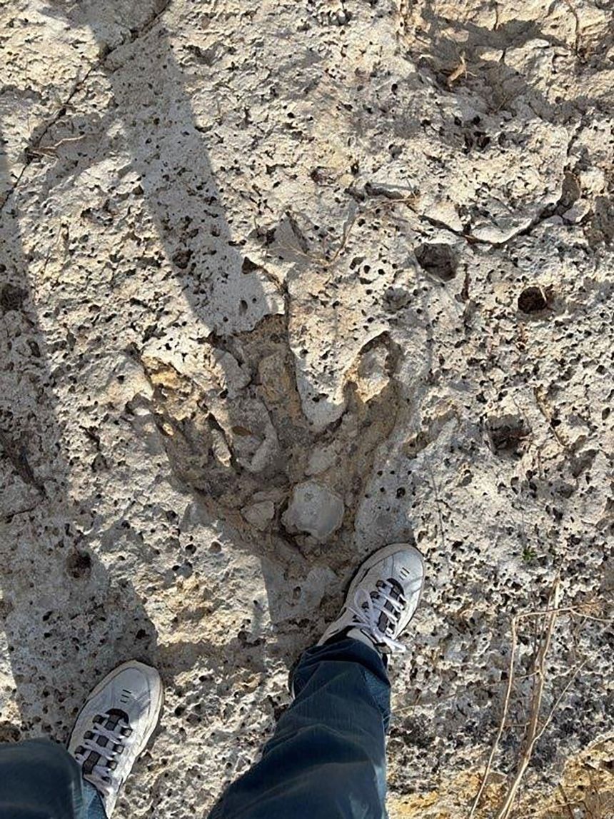 Texas floods: Now with 100% more dino footprints (dirt and debris sold separately)