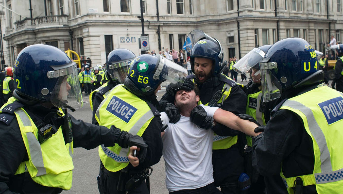 English Bobbies Race Past 5 Stabbings To Tackle Offensive Social Media Poster