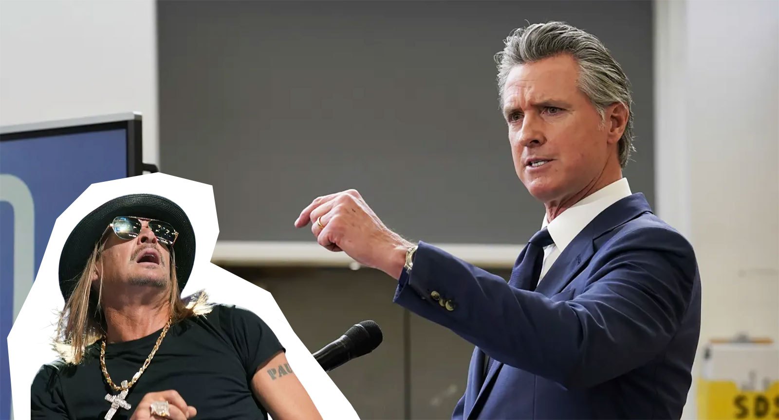 Kid Rock Announces “Golden Shower” of Blessings for Governor Newsom in Response to Ban