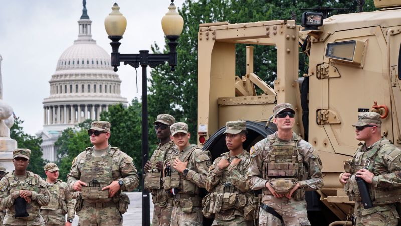 DC throws a tantrum, sues Daddy Trump over his toys (National Guard)