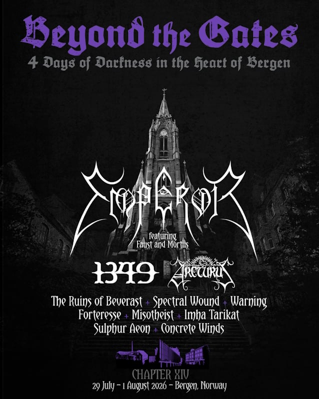 Emperor, Mortiis, and Faust to Grace the Stage at 2026 BEYOND THE GATES Festival: Prepare for the Most Trve Kvlt Reunion of All Time (Maybe)