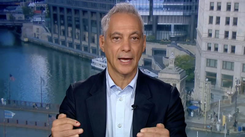 Rahm Emanuel Solves the Age-Old Question: Men Just Want a Hug, Apparently