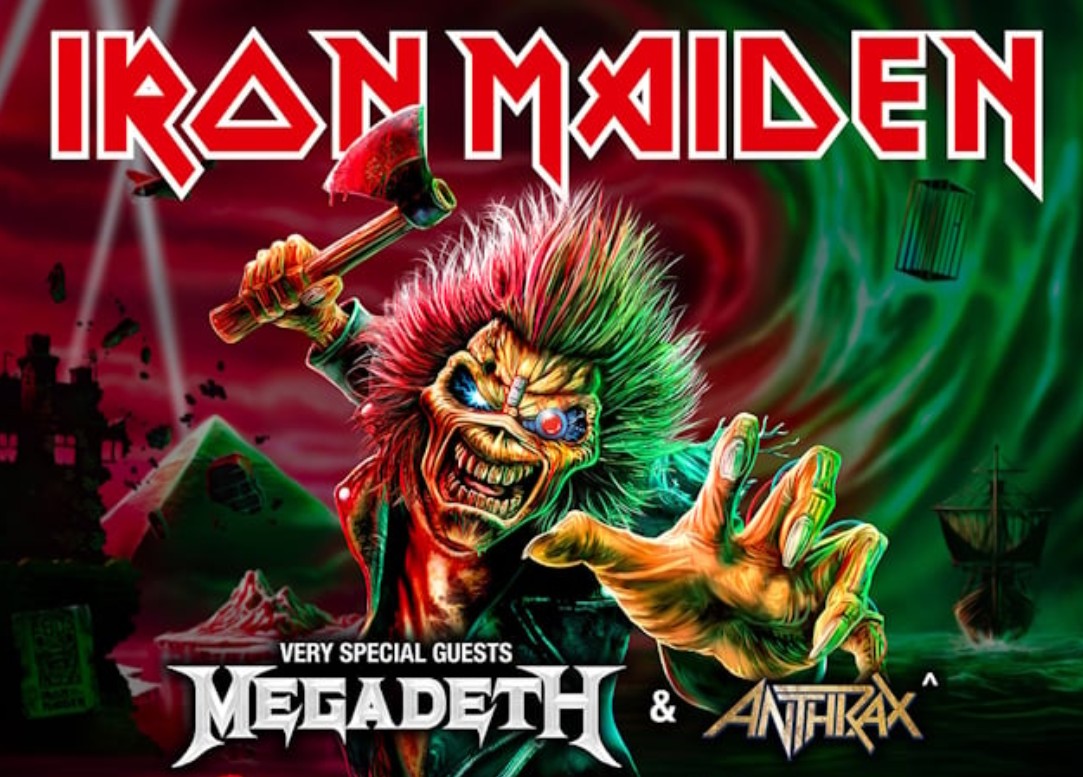 Iron Maiden, Megadeth, and Anthrax Announce Geriatric Reunion Tour for 2026, Will Probably Need a Walker