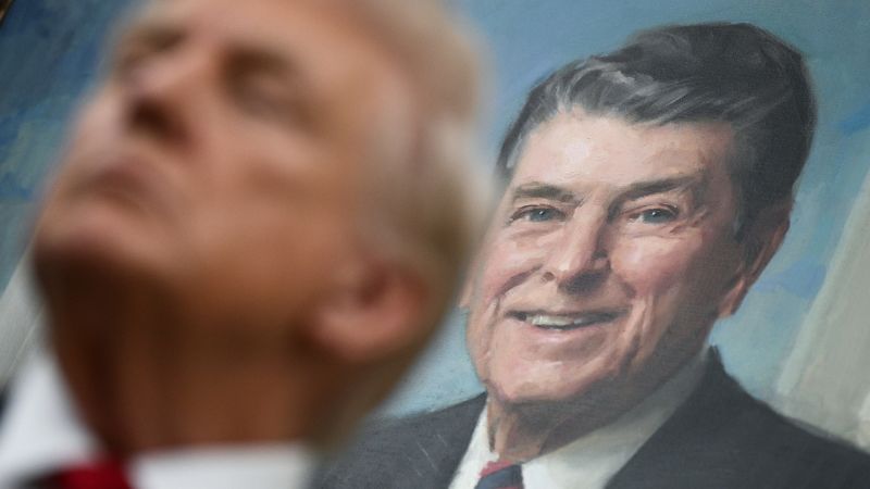 CNN Thinks Reagan Is Rolling In His Grave Because Trump Put Tariffs On Stuff