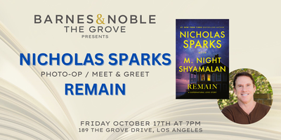 Nicholas Sparks Spotted Supporting Losers at B&N The Grove