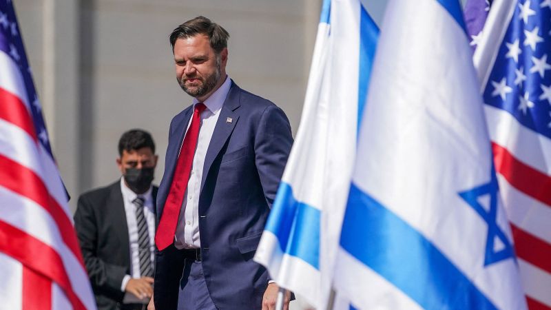 Oh, No, Not Again: J.D. Vance Butts Into Israel, Because Peace Was Just *Too* Boring