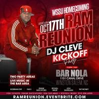 WSSU Homecoming: A DJ Cleve Show Interrupted by a Ram Reunion