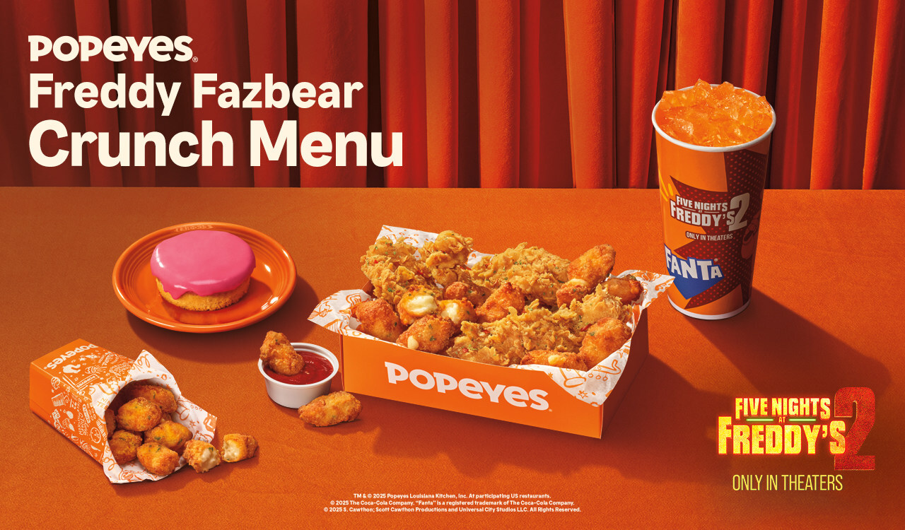 Popeyes Announces ‘Five Nights at Freddy’s 2’ Menu: Prepare to Get Spooked (and Probably Diarrhea)