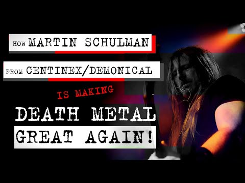 Centinex late evening talk with Martin Schulman: The Lemmy of Swedish Death Metal!