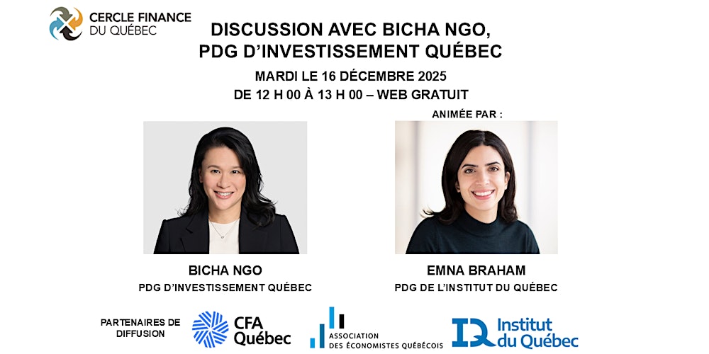 Bicha Ngo explique à Québec comment bien investir dans l’avenir pendant qu’on cherche encore le café du matin