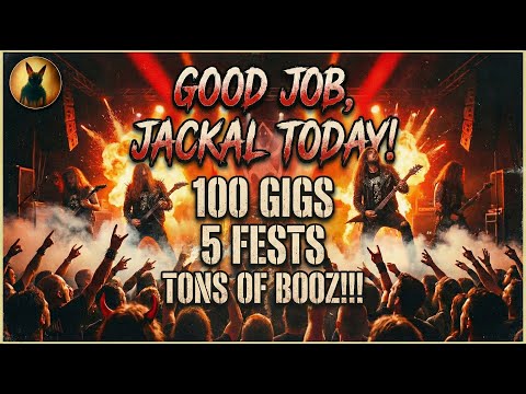 Jackal Today in 2025: 100 Gigs, 5 Fests, Dozens of Bands & Tons of Booze!