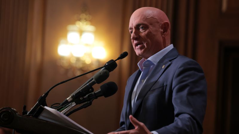 Navy Sends Mark Kelly a Participation Trophy for Best Improv in the ‘Oops I Illegally Ordered Something’ Skit