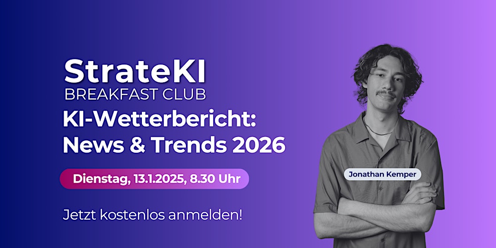 StrateKI Breakfast Club or How to Predict the Weather with AI and a Magic 8-Ball