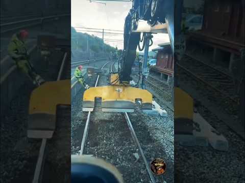 The job of replacing railroad ties