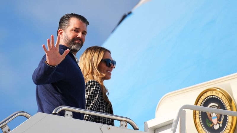 Trump Announces Jr.’s Engagement at White House Holiday Party Because Nothing Says Festive Like a Family Reality Show