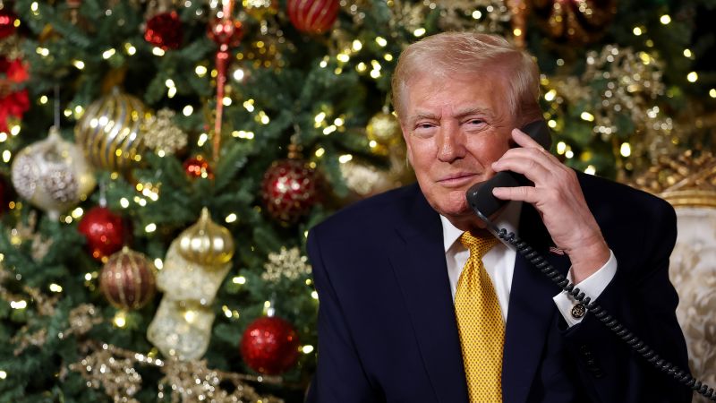Trump Swears He Thwarted a Sinister Santa from Invading America, Kid Not Convinced