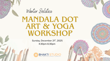 Winter Solstice Dot Art and Yoga Workshop: Channel Your Inner Hippie