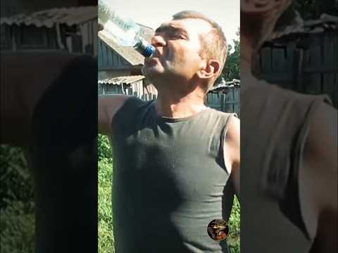 A Russian man drank a bottle of moonshine in 37 seconds