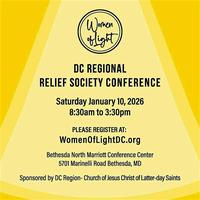 DC Regional Relief Society Conference: Where the Real Miracle Is Getting Through Without a Snack