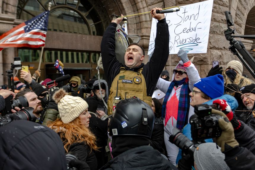 Far-Right Influencer Gets Steamrolled by Peace-Loving Counter-Protestors After Bringing Only Three Dudebros to Minneapolis Rally