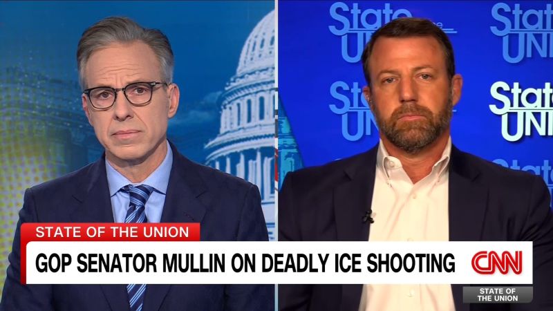 GOP Sen. Mullin Claims ICE Shooting Was Just a Misunderstanding—Says ‘Everyone Was Just Really Nervous’
