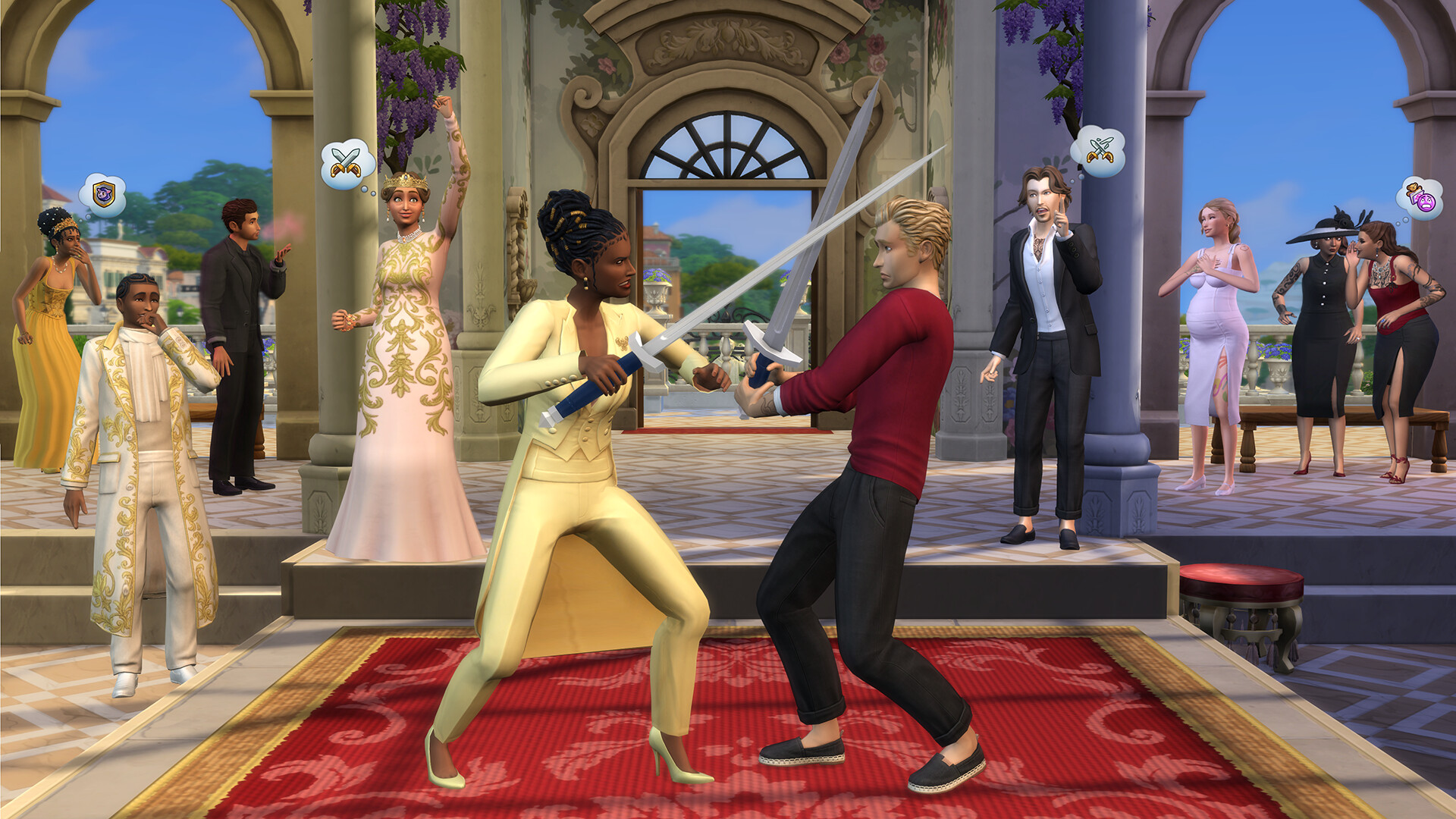 The Sims 4 Officially Announces The “Pay 40 Dollars to Bow Down to a Digital Duke” Update