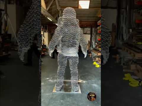 This astronaut sculpture from an ex-physicist
