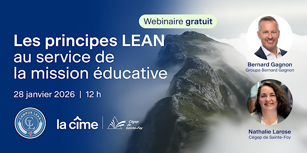 Webinaire gratuit ! Le LEAN va sauver l'éducation... et vos économies