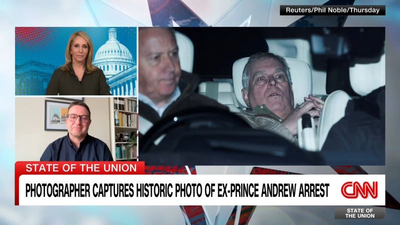 “Beyond overwhelming”: Photographer reacts to international attention for his historic image of ex-Prince Andrew