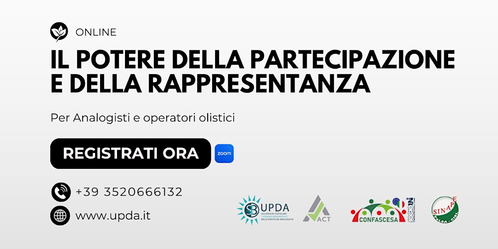 “IL POTERE DELLA RAPPRESENTANZA E DELLA PARTECIPAZIONE: WEBINAR CHE PROMETTE DI CAMBIARE IL MONDO (O ALMENO IL TUO ORARIO DI PRANZO)”