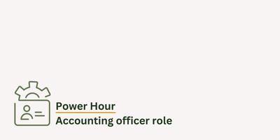 “Power Hour: The Epic Saga of the Accounting Officer – Where Spreadsheets Meet Glory”