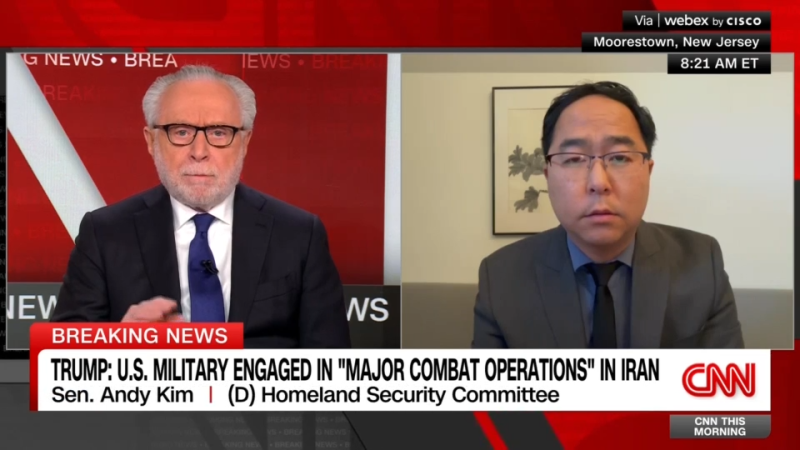 “Sen. Andy Kim: US Strikes on Iran? More Like ‘Against the Will of the American People’s Netflix Queue’”