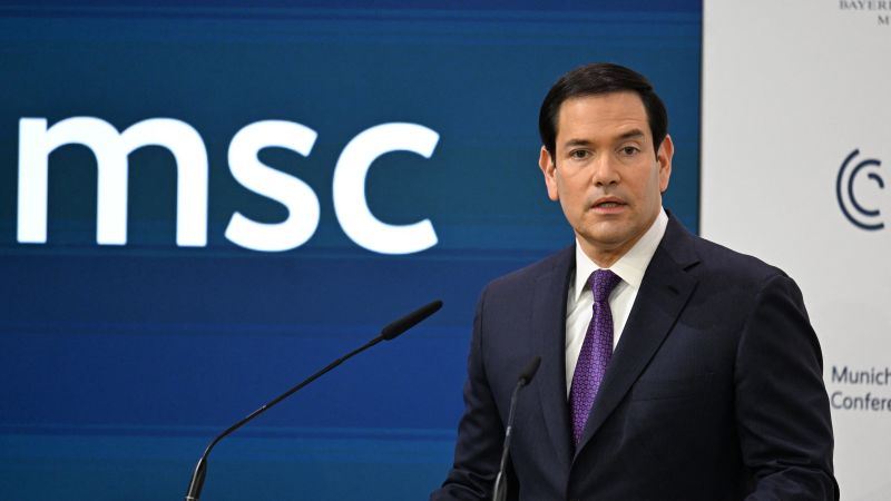 US and Europe ‘belong together,’ Rubio declares at Munich Security Conference — because who else is going to listen to his dad jokes?