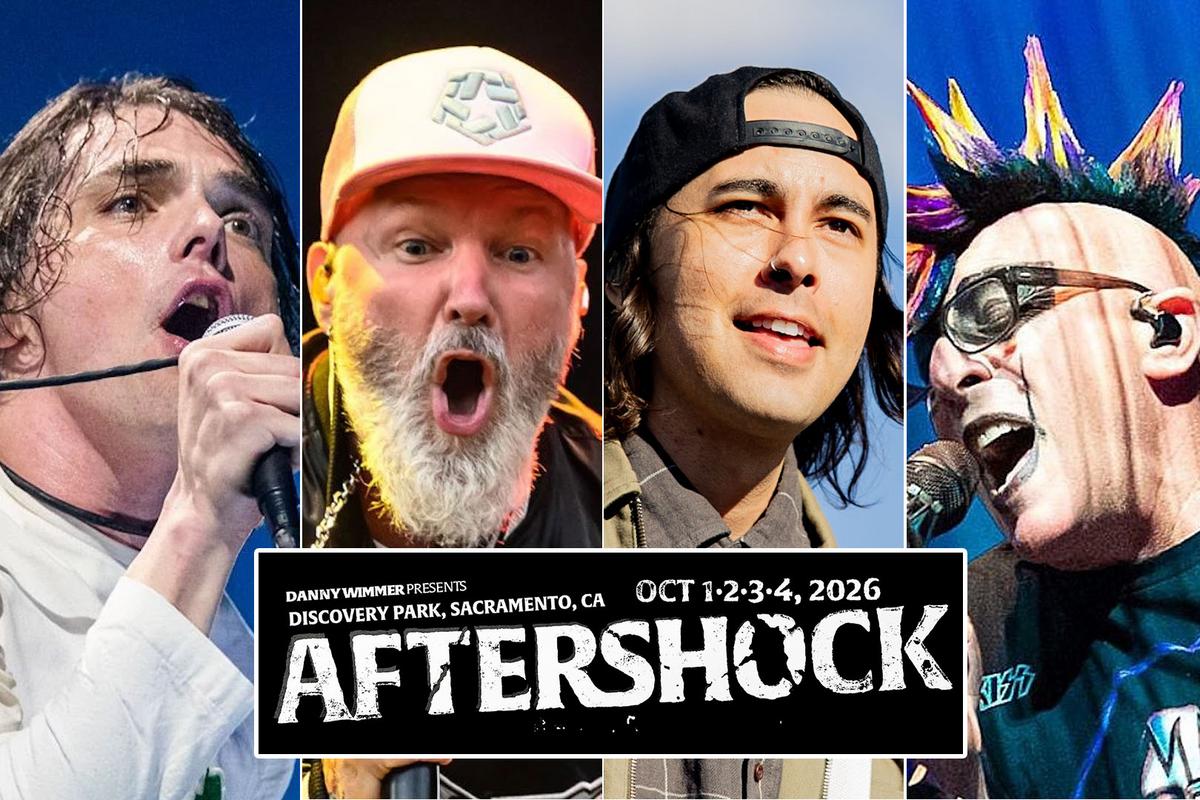 MY CHEMICAL ROMANCE, TOOL, LIMP BIZKIT And PIERCE THE VEIL To Headline 2026 AFTERSHOCK Festival Because Your Inner 2004 Just Called And Wants Its Playlist Back