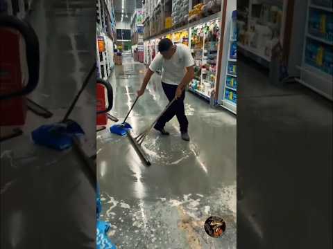 I would be lying on the floor using a whole roll of paper towels