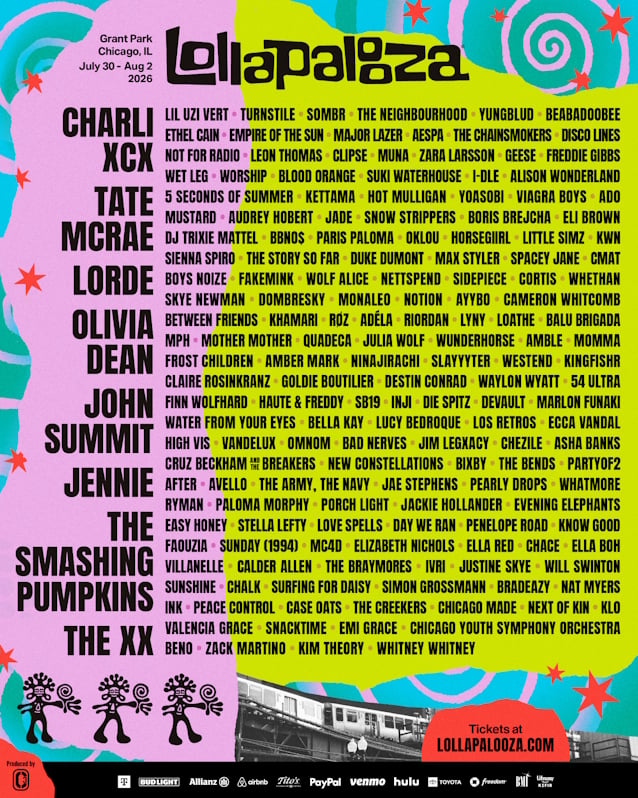 THE SMASHING PUMPKINS Among LOLLAPALOOZA 2026 Headliners — Because Nostalgia is the Only Drug Left That Works