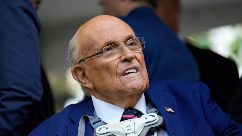 Fake news about poor Rudy, what a total CNN joke