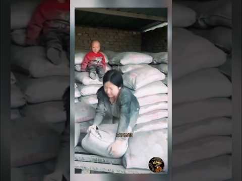 In schools in China, children are shown videos depicting arduous daily labor