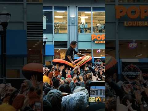 Inflatable boat trip at Pig Destroyer show (Maryland Deathfest 2026)