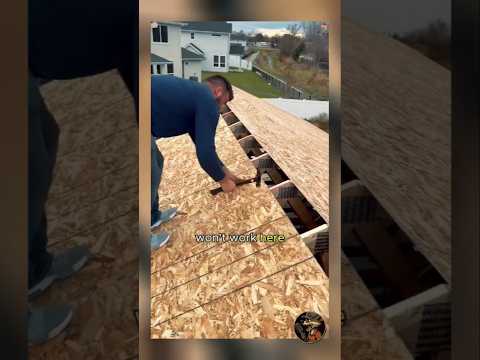 Why do american roofers refuse to fix holes this way
