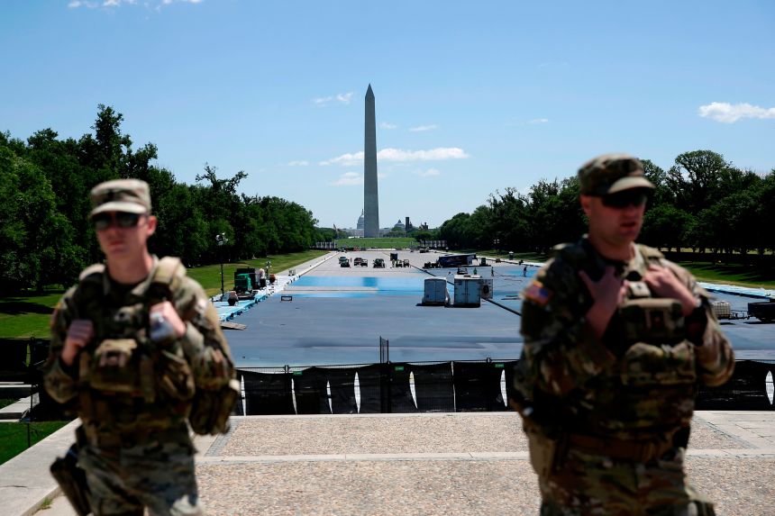 Woke libs whine about Trump’s genius patriotic pool makeover plans