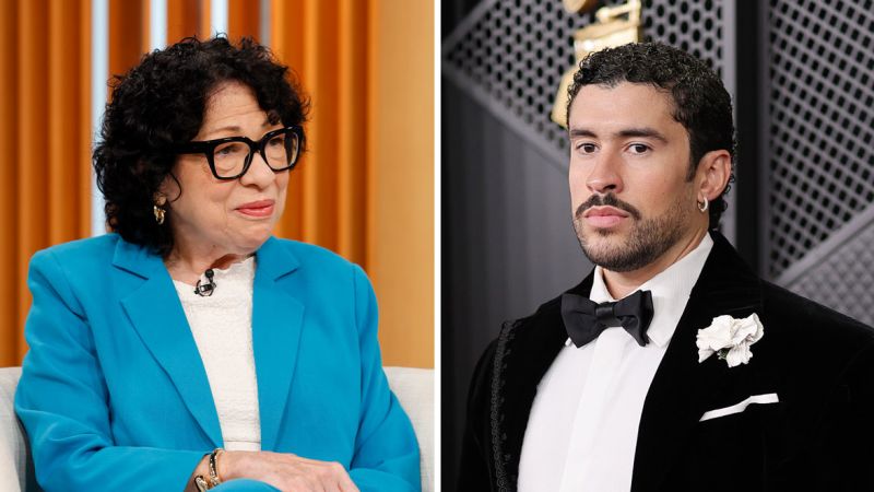 Justice Sotomayor gets VIP treatment from Bad Bunny's crew somehow