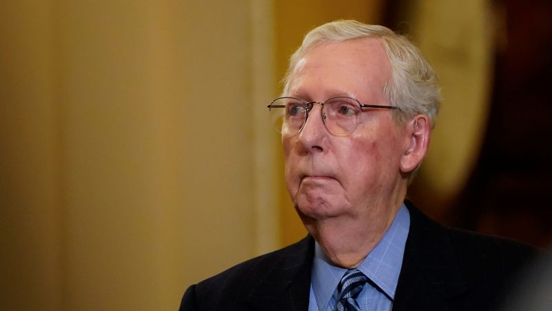 Mitch McConnell crawling back to power like the swamp creature he is