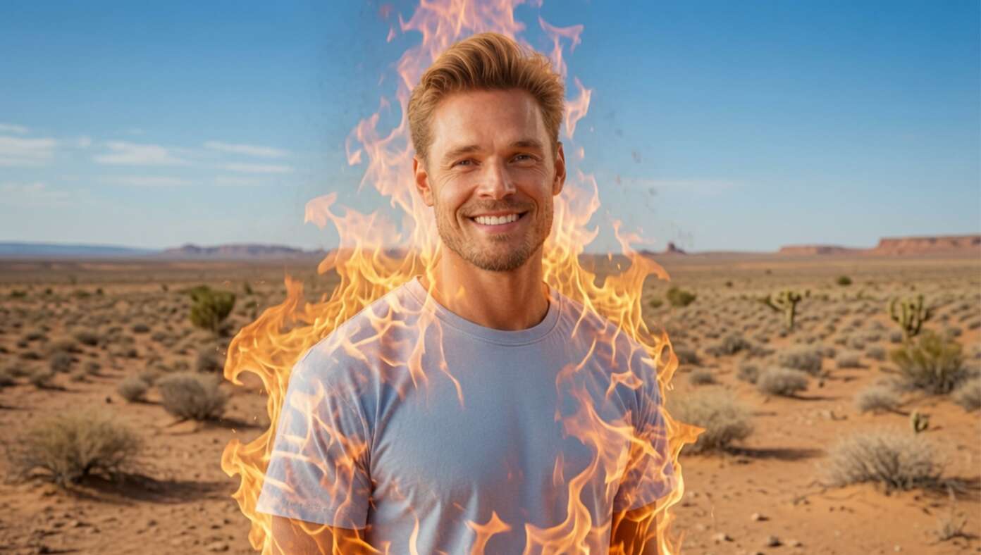 'Yeah, But It's A Dry Heat,' Says Arizona Man Who Is Currently On Fire