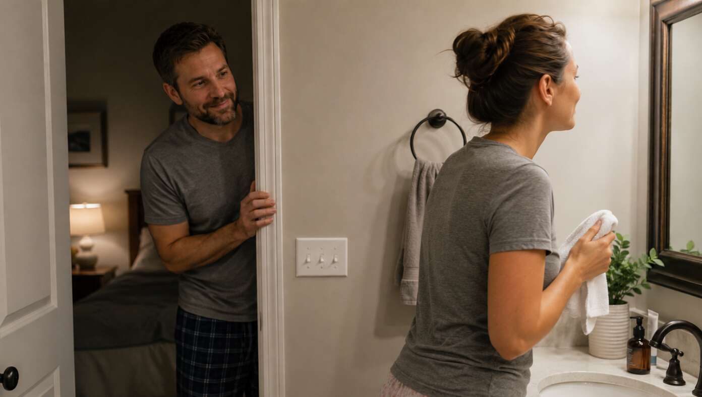Romance In The Air As Wife Not Wearing Mouthguard