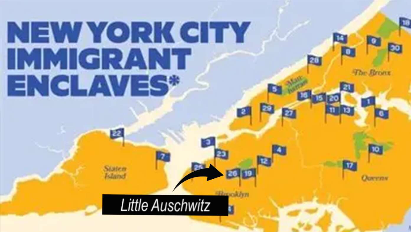 Uh Oh: Mamdani's New NYC Map Includes 'Little Auschwitz' In Brooklyn