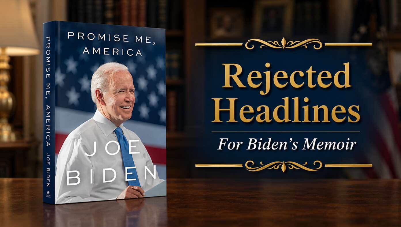 10 Rejected Titles For Biden’s New Memoir
