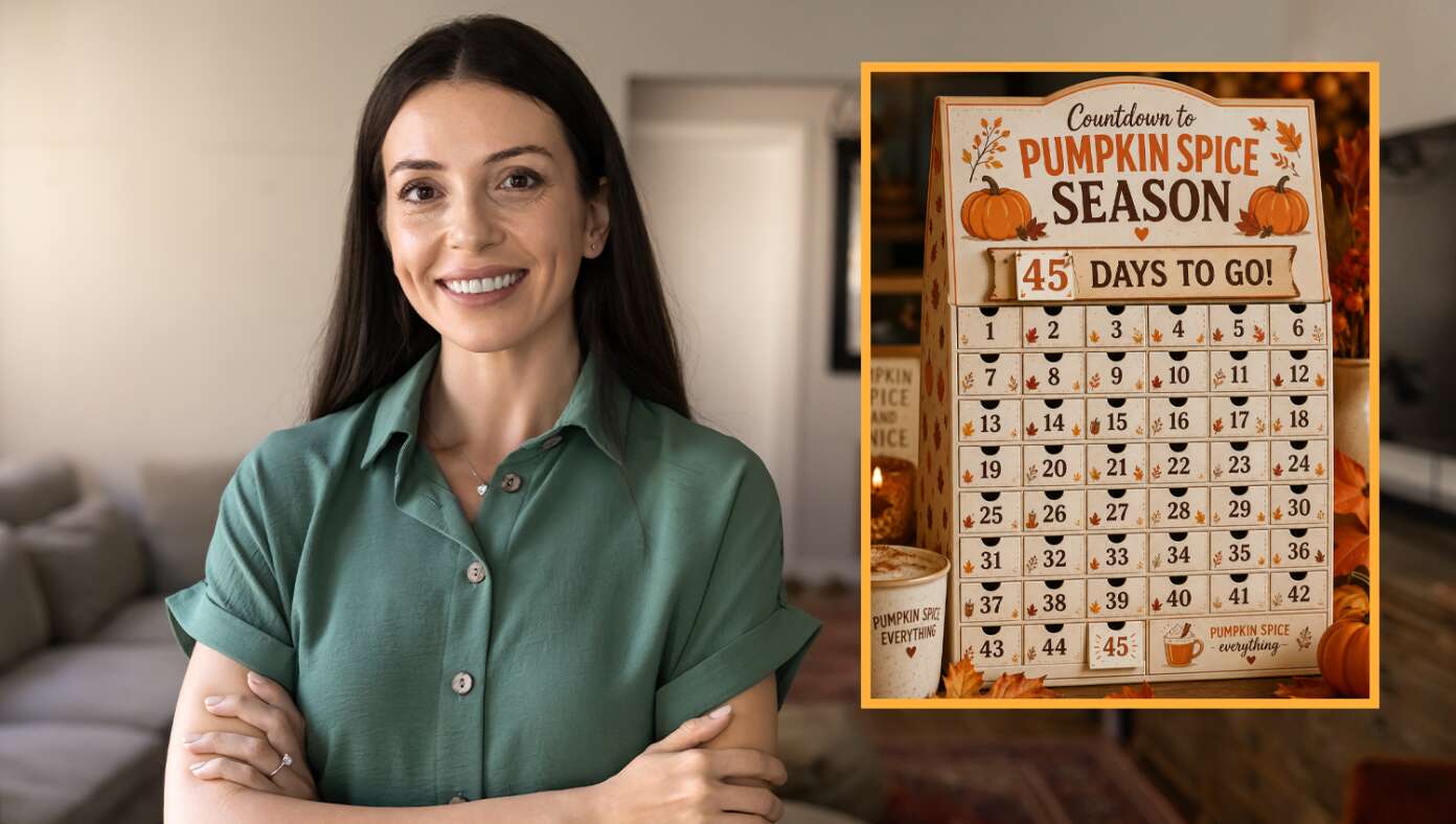 With 45 Days Left Until Labor Day, Wife Unveils Pumpkin Spice Advent Calendar