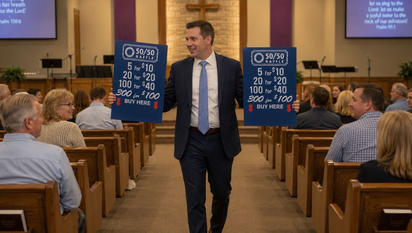 Church Replaces Weekly Offering With 50/50 Raffle