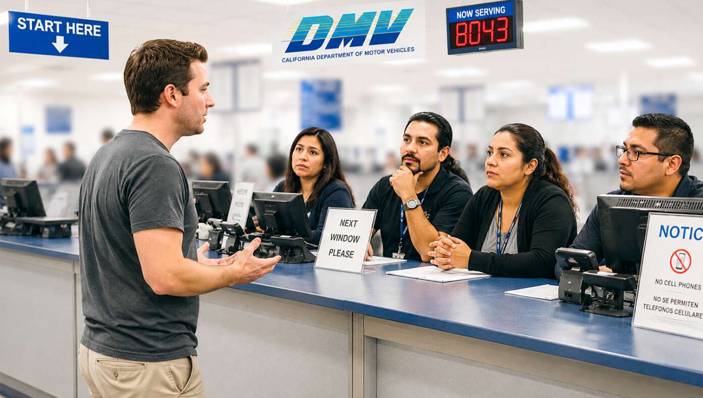 California DMV Worker Requests Interpreter To Assist Customer Who Speaks English